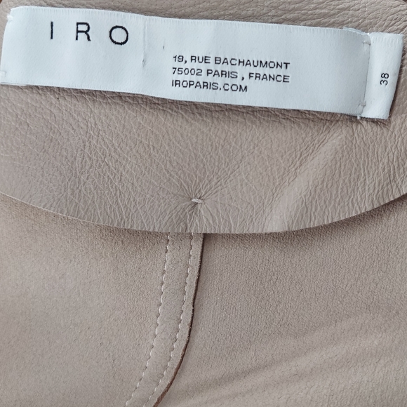 IRO Sweep Leather Jacket 38 FR - Picture 13 of 15